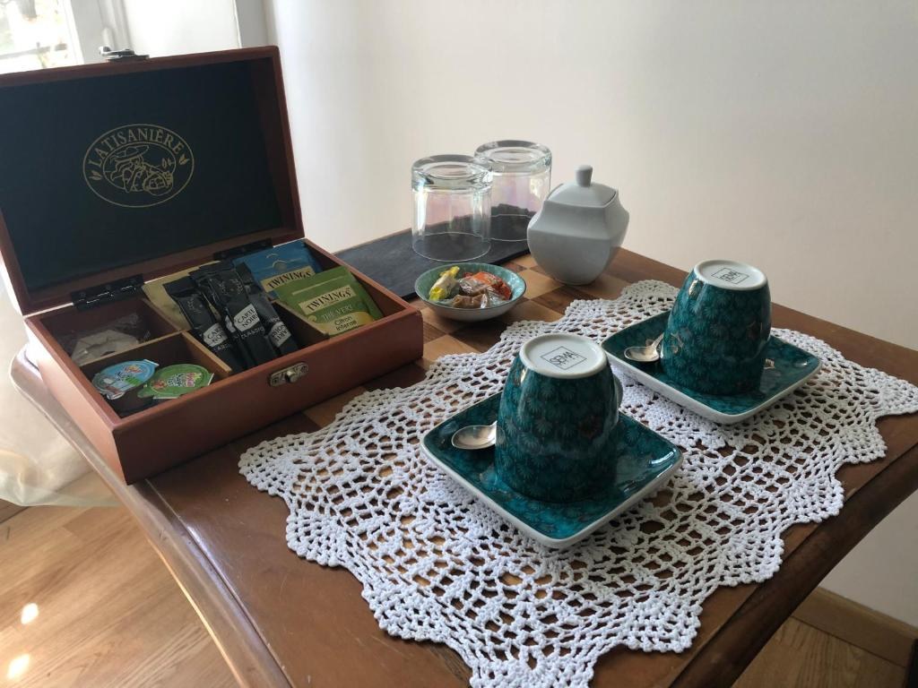Chambre Verte — plateau de courtoisie